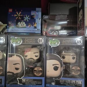 Funko Game of Thrones The Hound and Arya Stark Figures DIGITAL * MINT